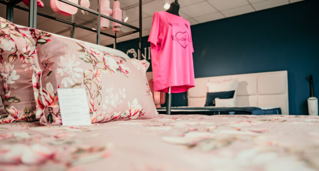 Literie Gantner soutien Octobre Rose à travers RichewilleRose